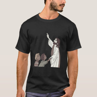 Jesus segnet Kinder Cartoon T-Shirt