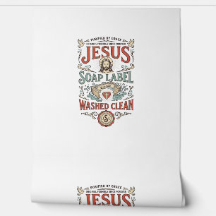 Jesus Seifenetikett Gewaschen Sauber Jesus Seife G Tapete