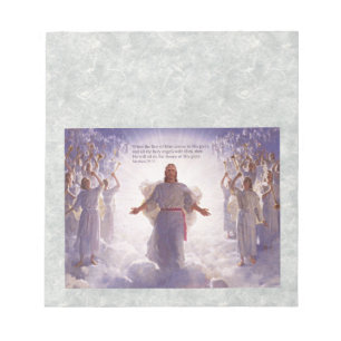 Jesus & seine Engel 1 Optionen Notizblock