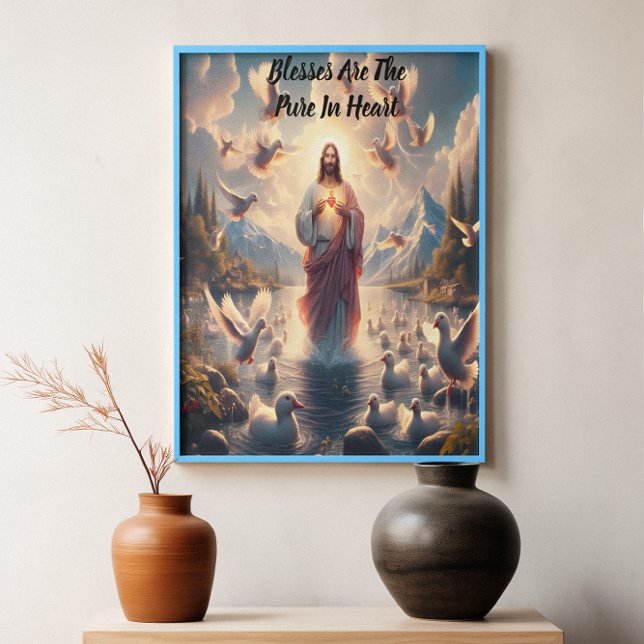 Jesus Serene Heaven of Ducks Poster (Von Creator hochgeladen)