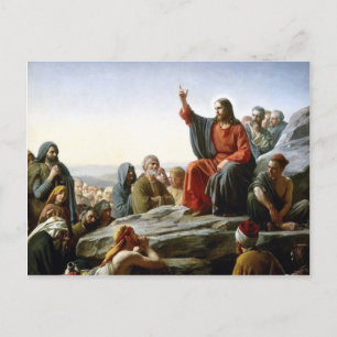 Jesus Sermon Postcard Postkarte
