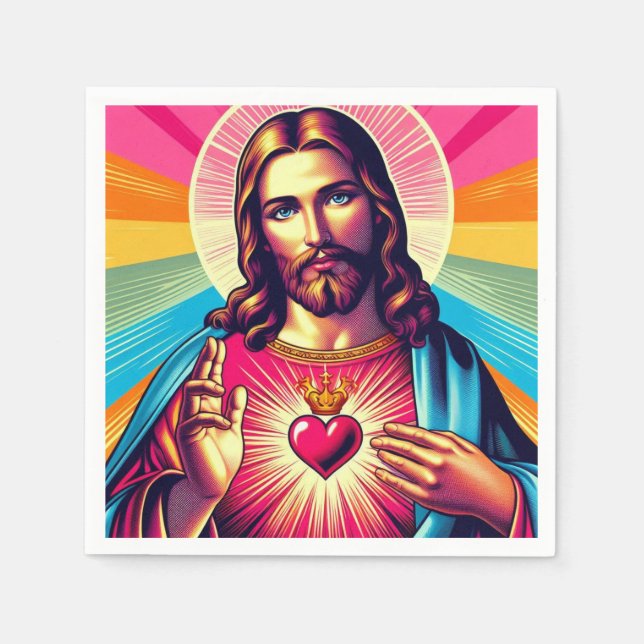 Jesus Servietten! Serviette (Vorderseite)