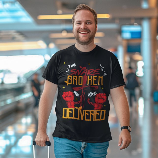 Jesus Set Me Free Christian Spiritual Believe T-Shirt (Von Creator hochgeladen)