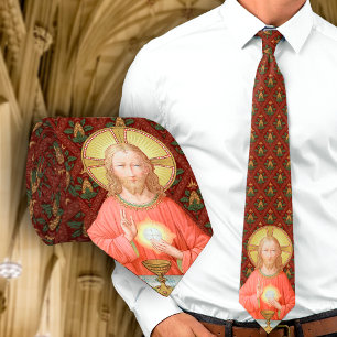 Jesus setzt die Heilige Kommunion ein (SAU 045) Krawatte