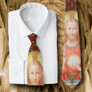 Jesus setzt die Heilige Kommunion ein (SAU 045) Krawatte