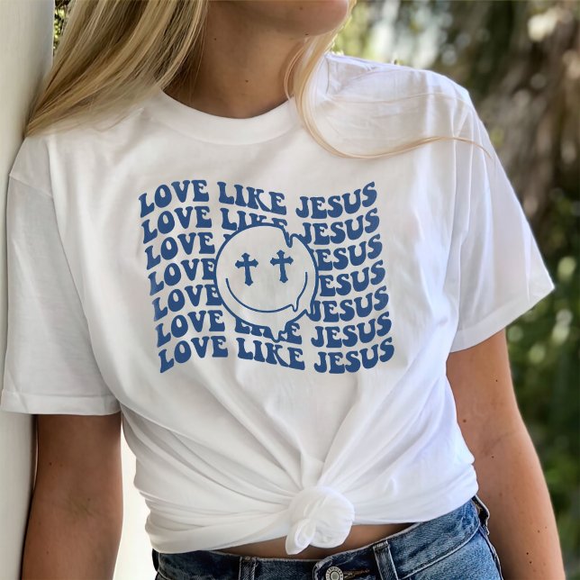 Jesus Shirt, Liebe wie Jesus Shirt, Trendy T-Shirt (Von Creator hochgeladen)