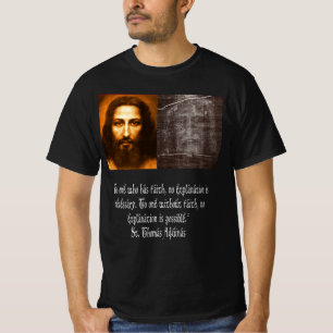 Jesus Shroud von Turin Mandylion Heilige Gesichter T-Shirt