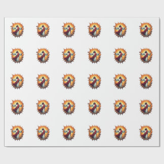 Jesus-Sieg-Burst-Vintage-Stickerei-Shirt Geschenkpapier