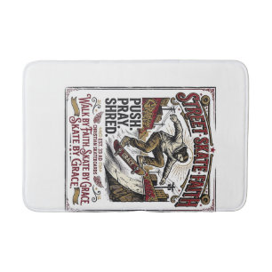 Jesus Skate Longboard-Shirt Christlich Badematte