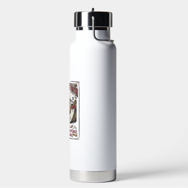 Jesus Skate Longboard Shirt Christlich Trinkflasche (Links)