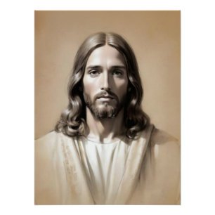 Jesus-Skizze 6 Poster