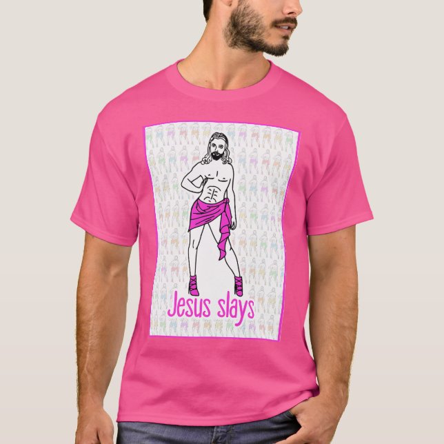 Jesus Slays T-Shirt (Vorderseite)
