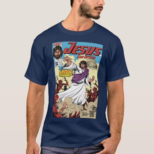 Jesus Son of God Comic Cover All Auity family fami T-Shirt (Vorderseite)