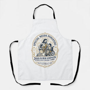 Jesus-Sonderbedarf-Elternschaft-Shirt Glaube basie Schürze
