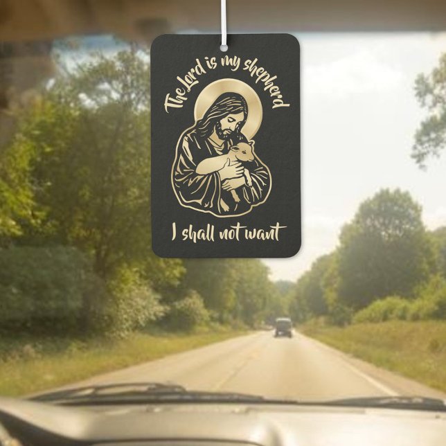 Jesus sorgender Hirte Autolufterfrischer (Von Creator hochgeladen)