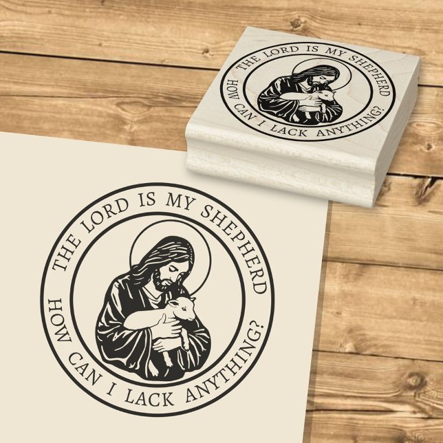 Jesus Sorgender Hirte Gummistempel (Von Creator hochgeladen)