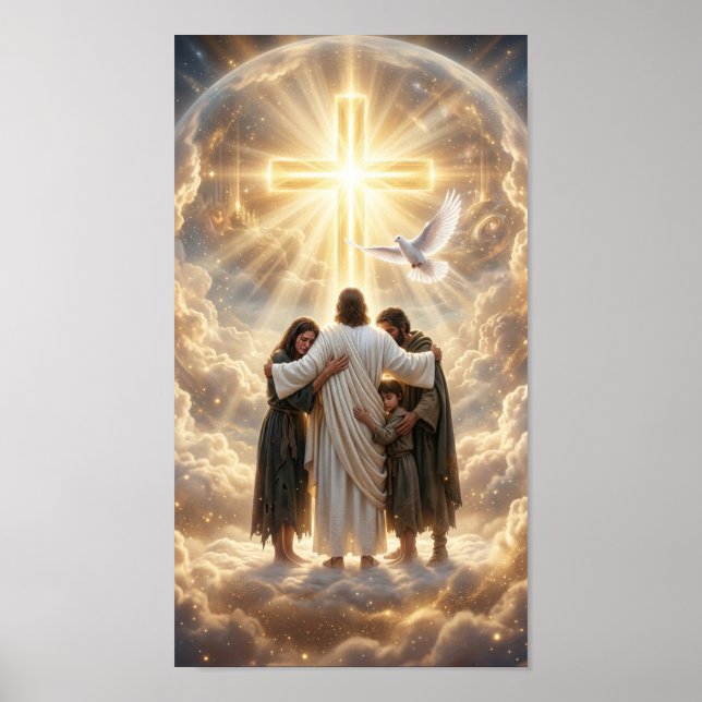 Jesus sorgt dafür poster (Vorne)