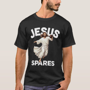 Jesus spares Funny Christlich Christ Gutter Bowlin T-Shirt