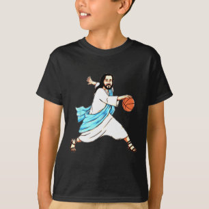 Jesus spielt Basketball Spaß Weihnachten T-Shirt