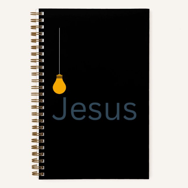 Jesus Spiral Notebook Notizbuch (Vorderseite)