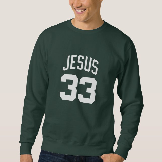JESUS - Sport 33 - Christlich Sweatshirt (Vorderseite)