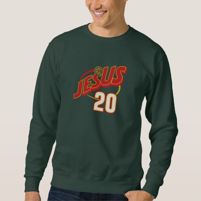 JESUS - Sports 20 - Christian Sweatshirt (Vorderseite)