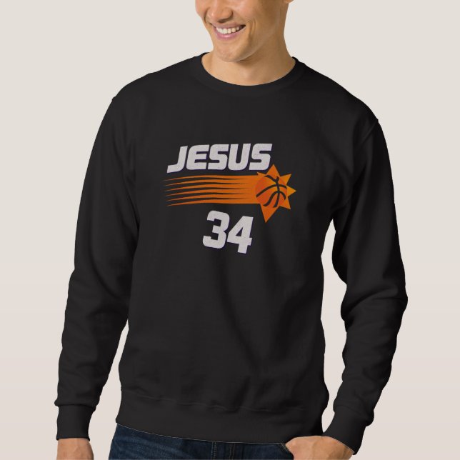 Jesus - Sports 34 - Christian Sweatshirt (Vorderseite)