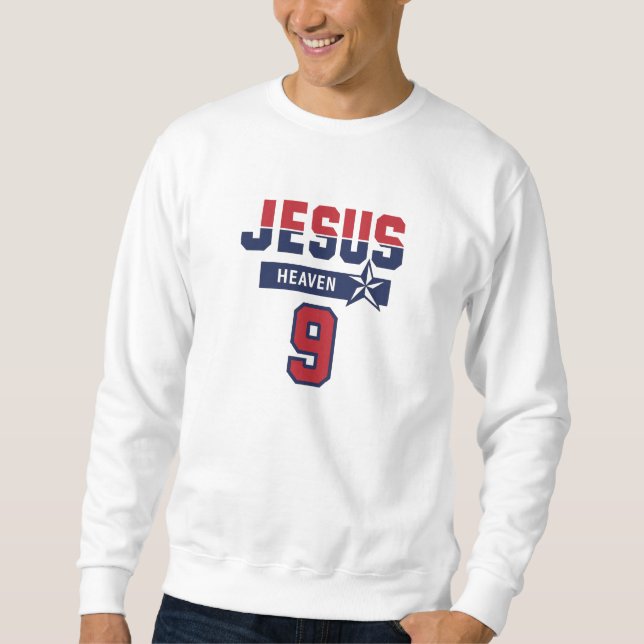JESUS - Sports 9 - Christian Sweatshirt (Vorderseite)