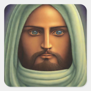 Jesus Square Sticker