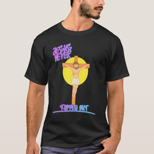 Jesus Stach nie Spaß Graphic T-Shirt (Vorderseite)