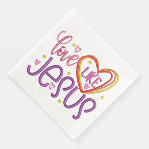 Jesus-Standard-Cocktail Napkins Serviette