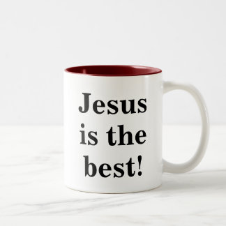 Jesus starb für, das mich, ist Jesus das Beste! Zweifarbige Tasse