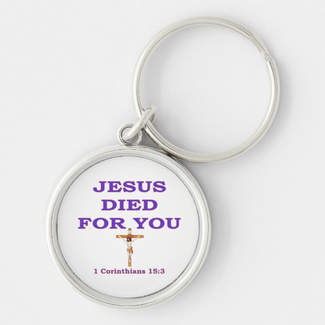 JESUS STARB FÜR DICH SCHLÜSSELANHÄNGER (Vorne)