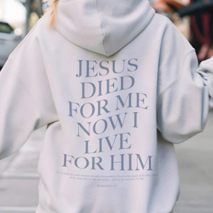Jesus starb für mich Christliches Kinderkleid Hoodie