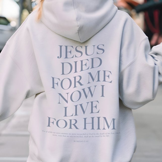 Jesus starb für mich | Christliches Kinderkleid Hoodie (Von Creator hochgeladen)