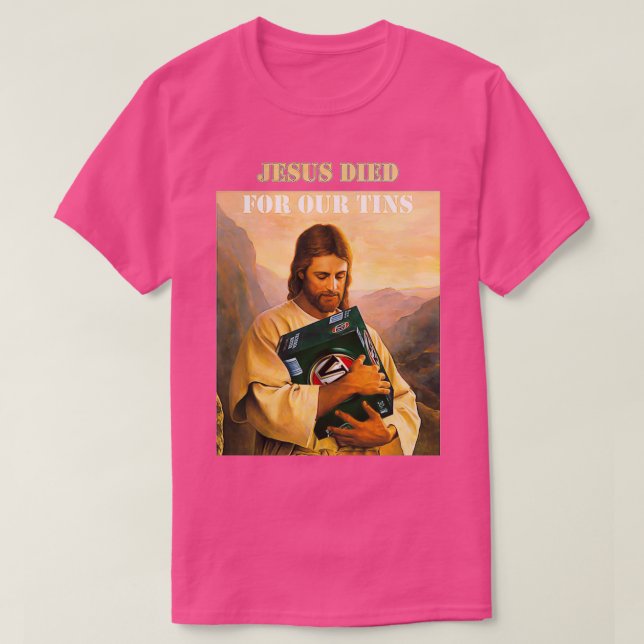 Jesus starb für unsere Zins 1 T-Shirt (Design vorne)