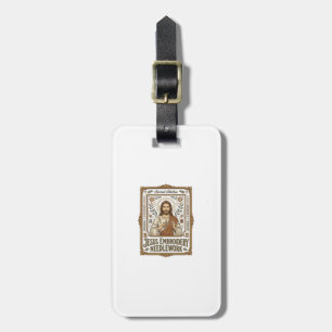 Jesus Stickerei Nadelarbeit Jesus Stickerei Nadel Gepäckanhänger