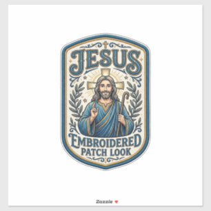 Jesus Stickpatch sieht Jesus besticktes Patch Aufkleber