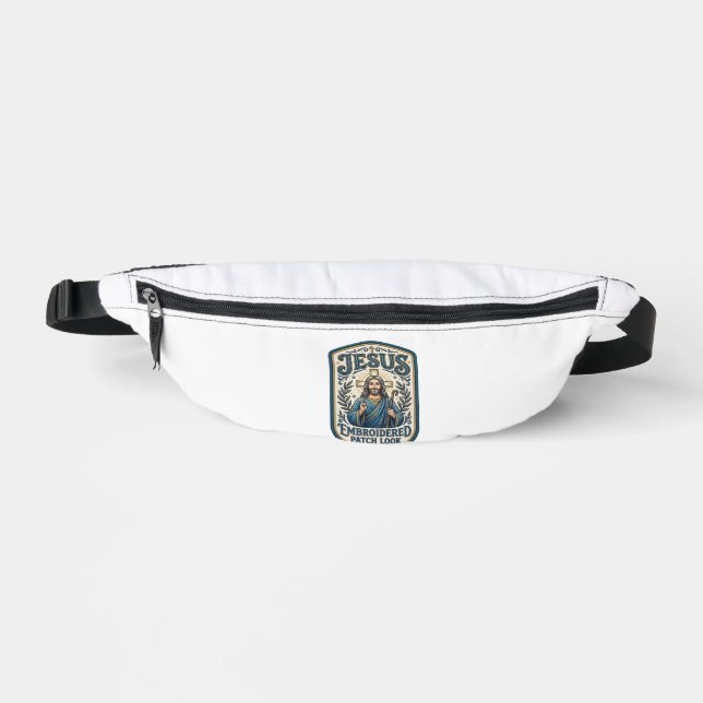 Jesus Stickpatch sieht Jesus besticktes Patch Bauchtasche (Vorderseite)