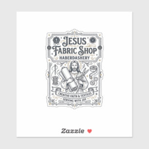 Jesus Stoff Shop Kurzwaren Jesus Stoff Shop H Aufkleber