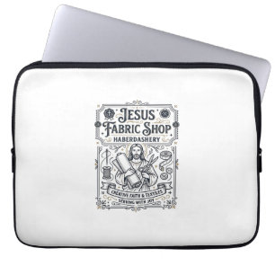 Jesus Stoff Shop Kurzwaren Jesus Stoff Shop K Laptopschutzhülle