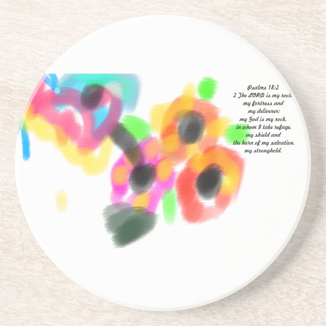 Jesus stronghold  getränkeuntersetzer (Vorne)