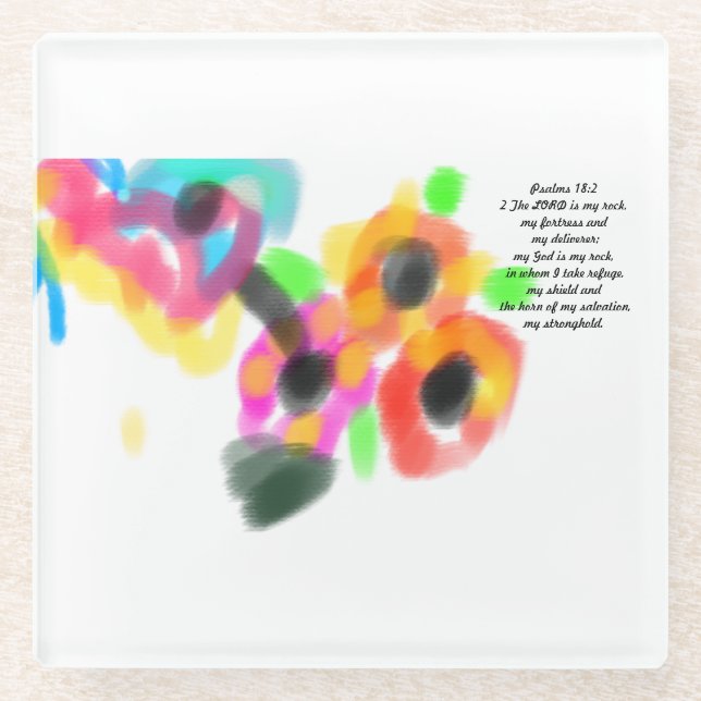 Jesus stronghold  glasuntersetzer (Vorderseite)