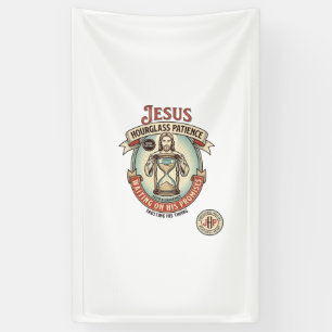 Jesus Stundenglas Geduld Jesus Stundenglas Geduld Banner