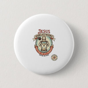 Jesus Stundenglas Geduld Jesus Stundenglas Geduld  Button
