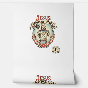 Jesus Stundenglas Geduld Jesus Stundenglas Geduld  Tapete