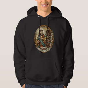 Jesus stürzt Party Jenga Turm Spiel Fail Humor_1 Hoodie