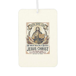Jesus-Surf-T-Shirt Inspirierender Glaube Autolufterfrischer