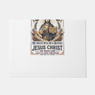 Jesus Surft T-Shirt Inspirierender Glaube Fußmatte