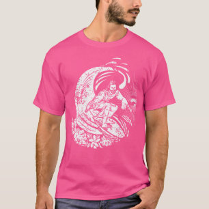 Jesus surft Vintage Distressed T-Shirt